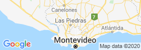 Las Piedras map